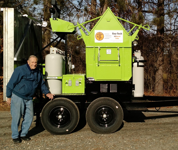PDG of Infrared asphalt repair equipment